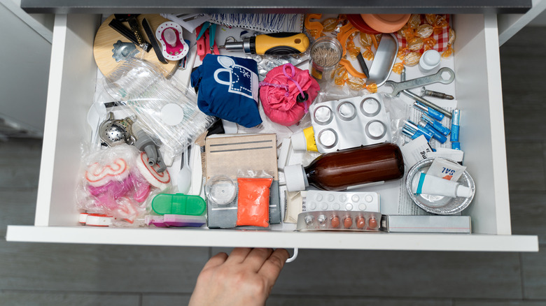 Keep drawers organized with a shoe box DIY