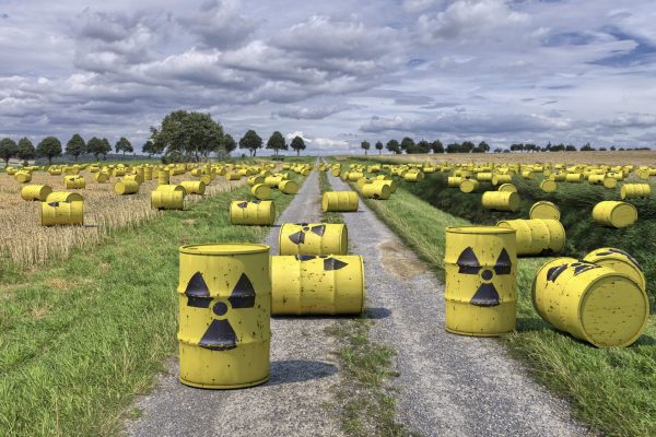 Radioactive contamination of shrimp, cloves, shoes, zinc powder