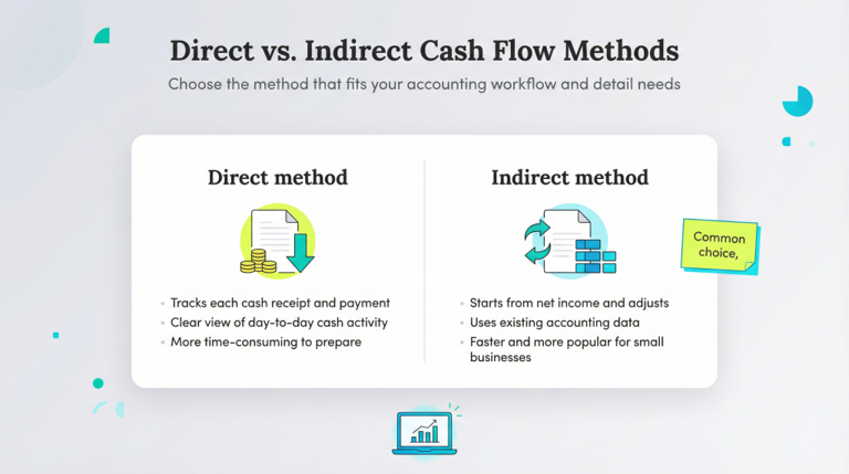 How is a cash flow statement prepared?