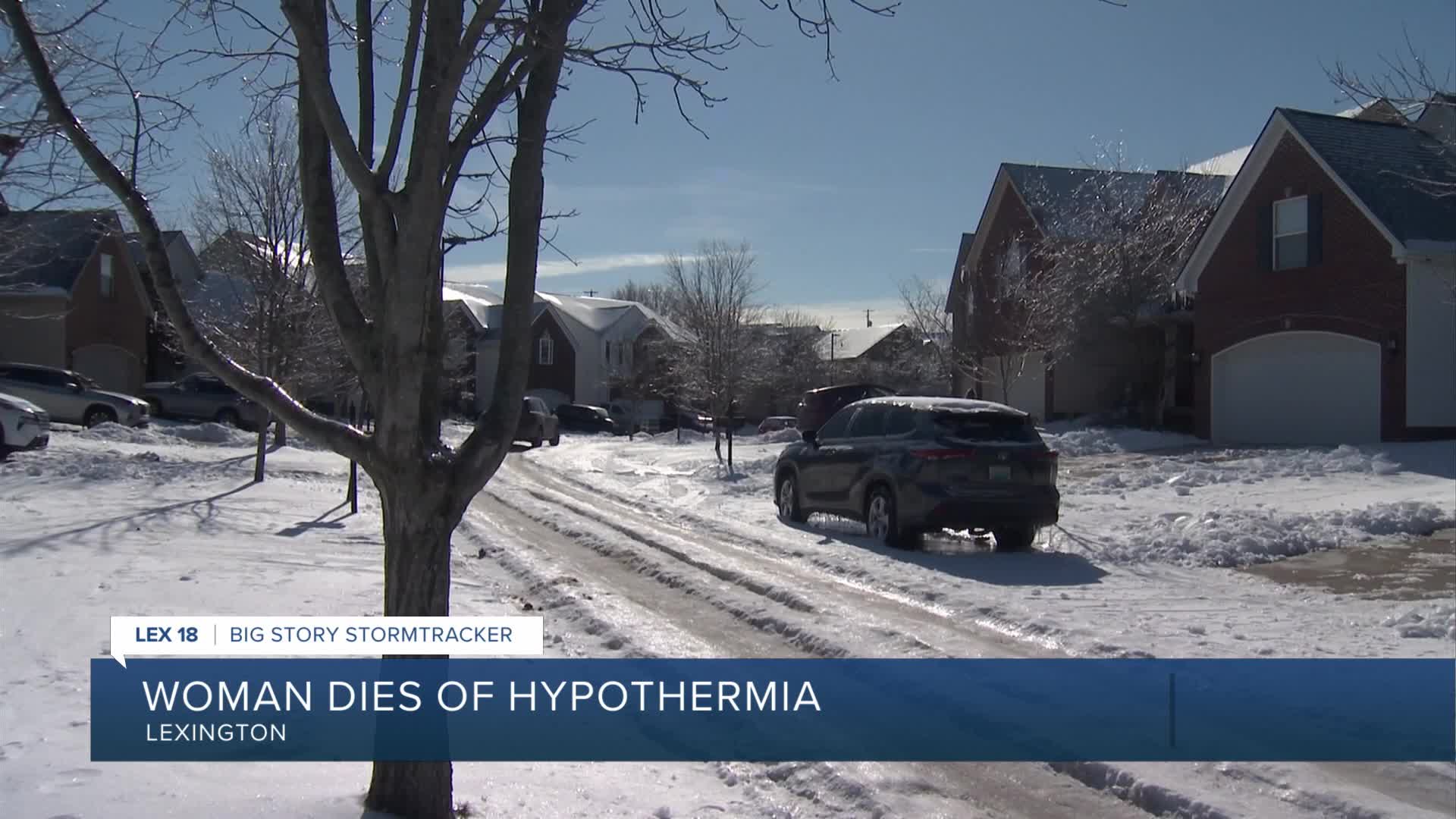 Lexington woman dies of hypothermia
