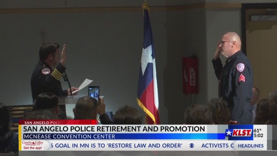 San Angelo police lieutenant retires after 33 years