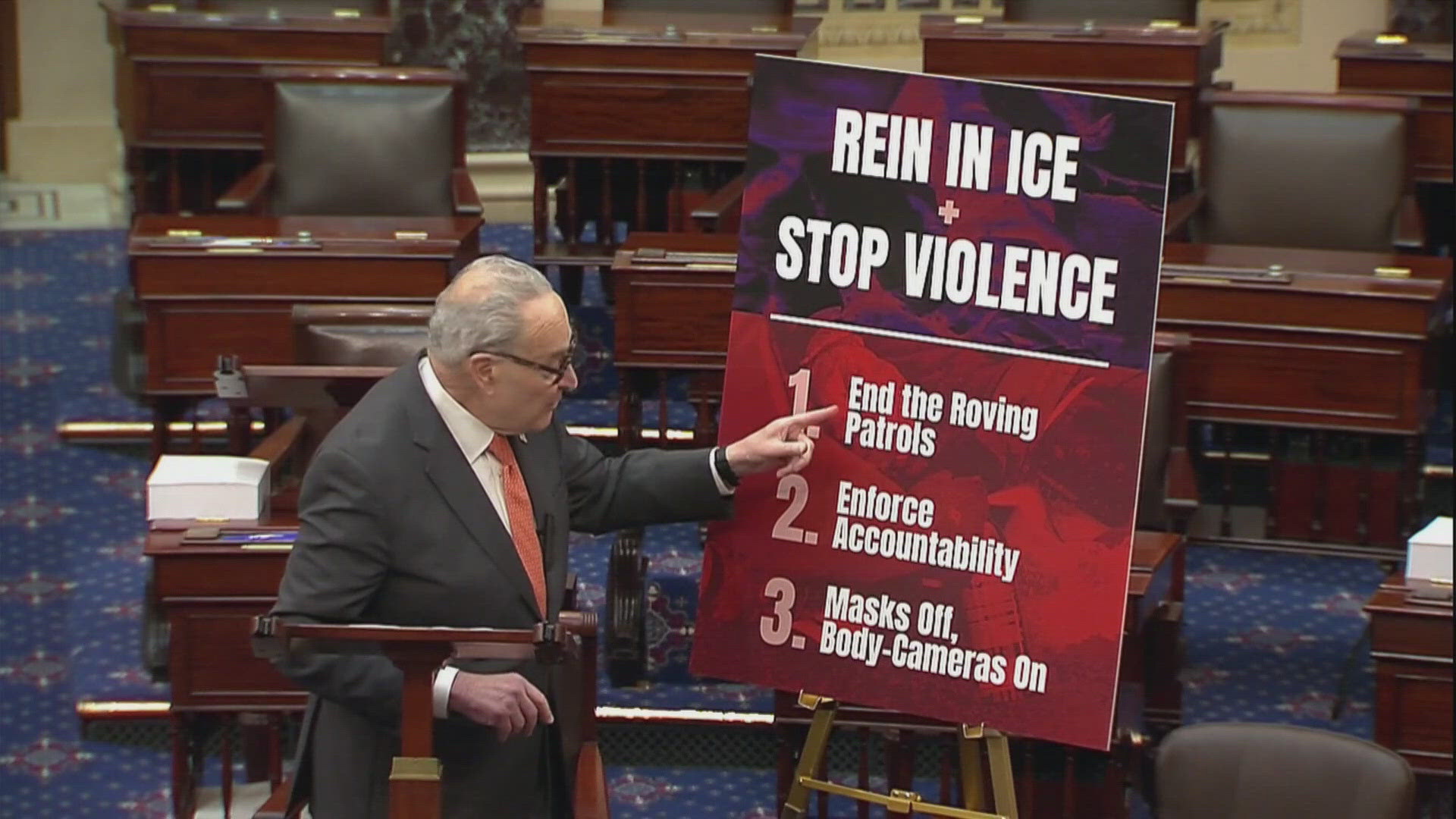 Senate Democrats block DHS funding following recent ICE shooting