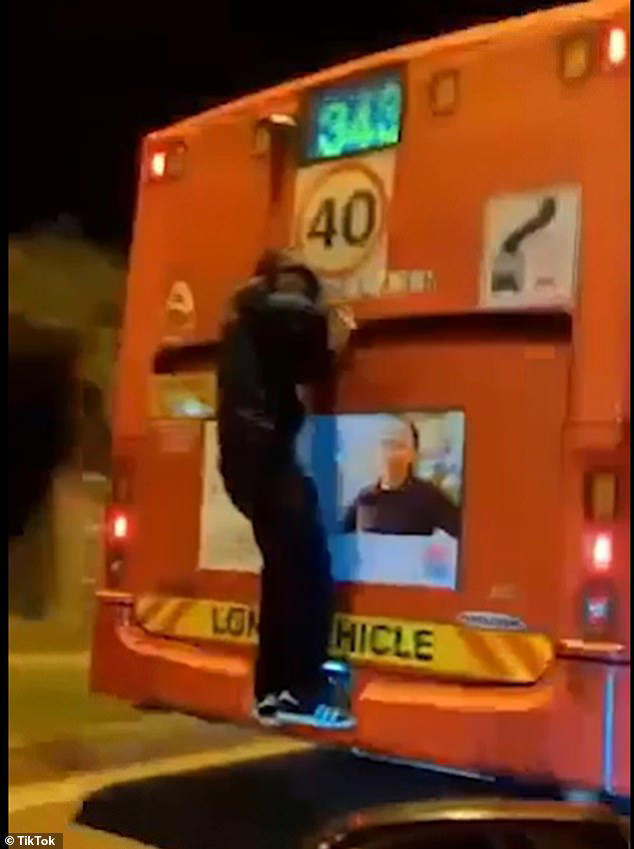 Teen boys caught dangling from the back of a moving bus in Perth in ...