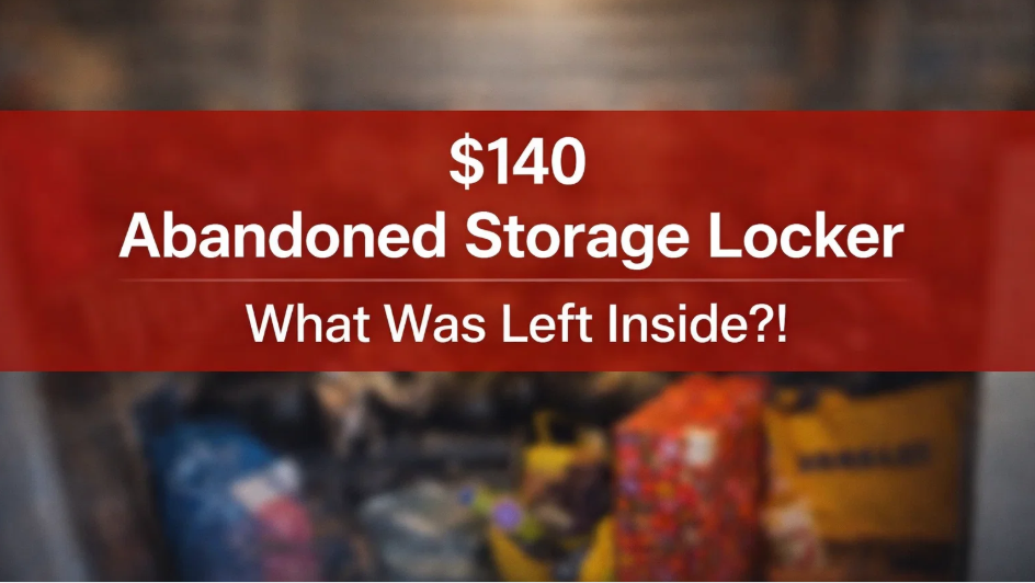 $140 abandoned storage locker | What was left inside?
