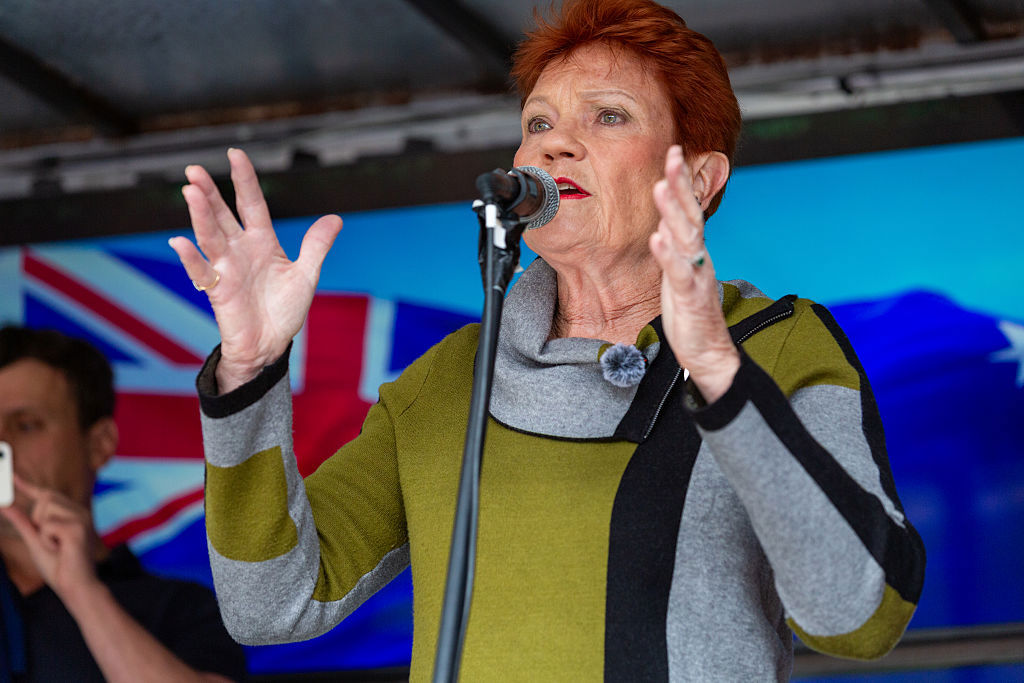 Valance recorded the song, an updated version of her 2002 hit Kiss Kiss, in support of Pauline Hanson.
