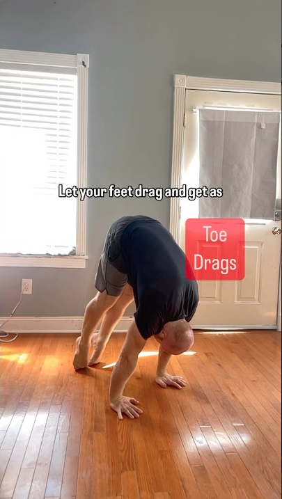 Toe drag exercise for better control and coordination