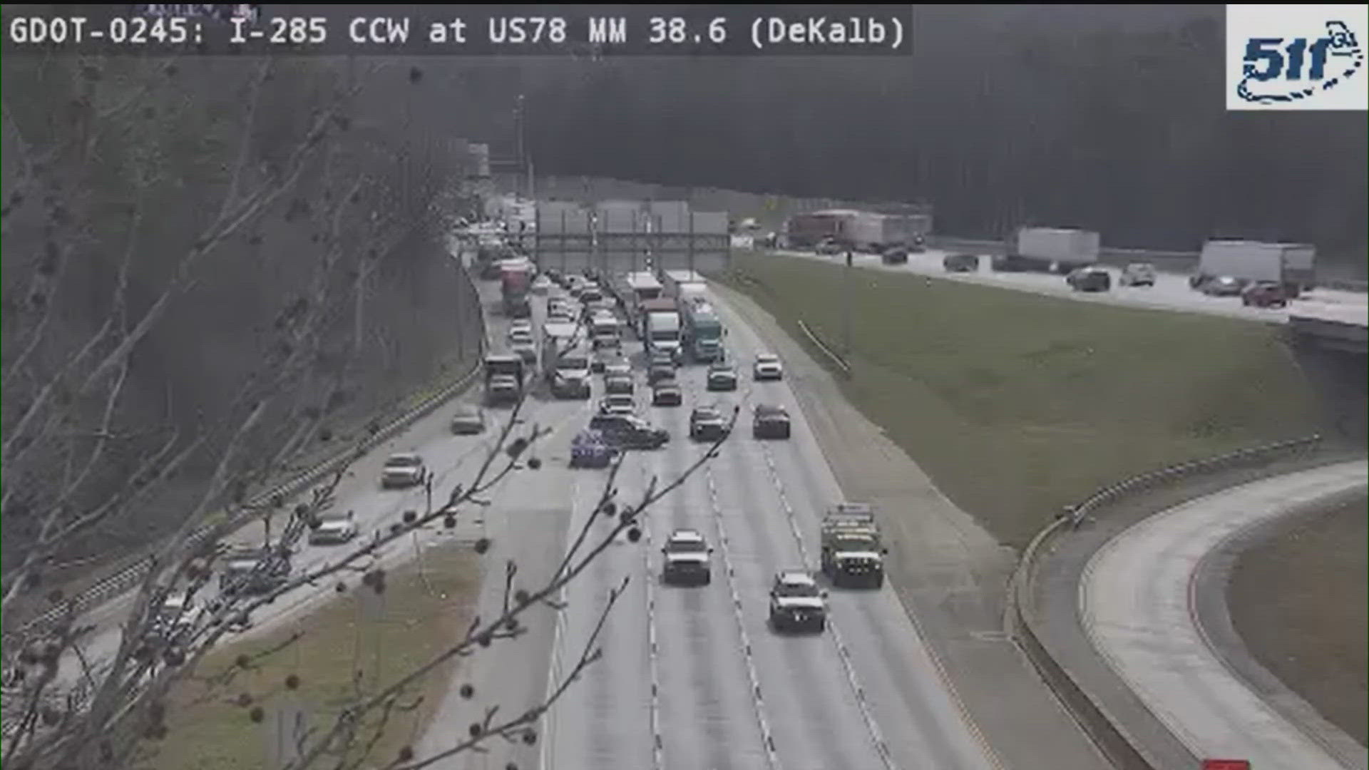 Man shot in road rage incident on I-285 north in DeKalb County