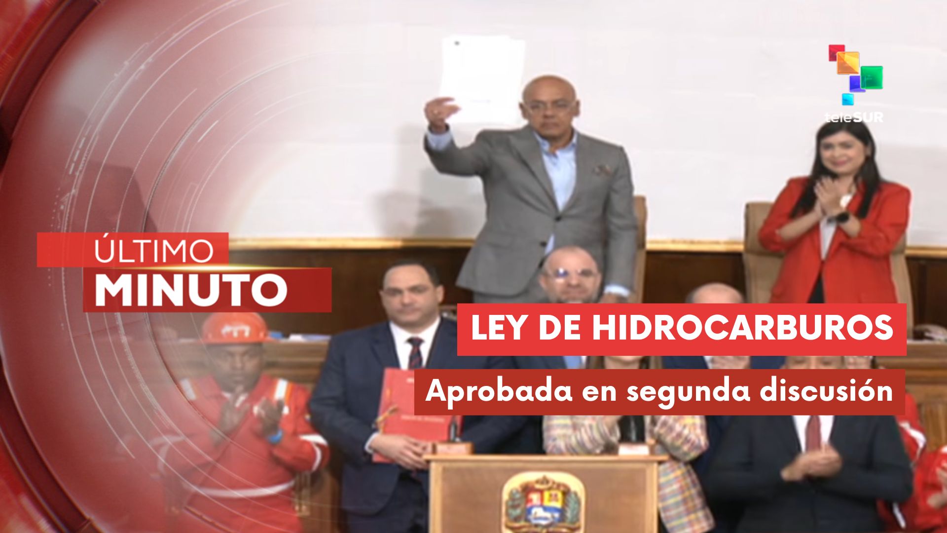 AN de Venezuela aprueba por unanimidad reforma a la Ley de Hidrocarburos