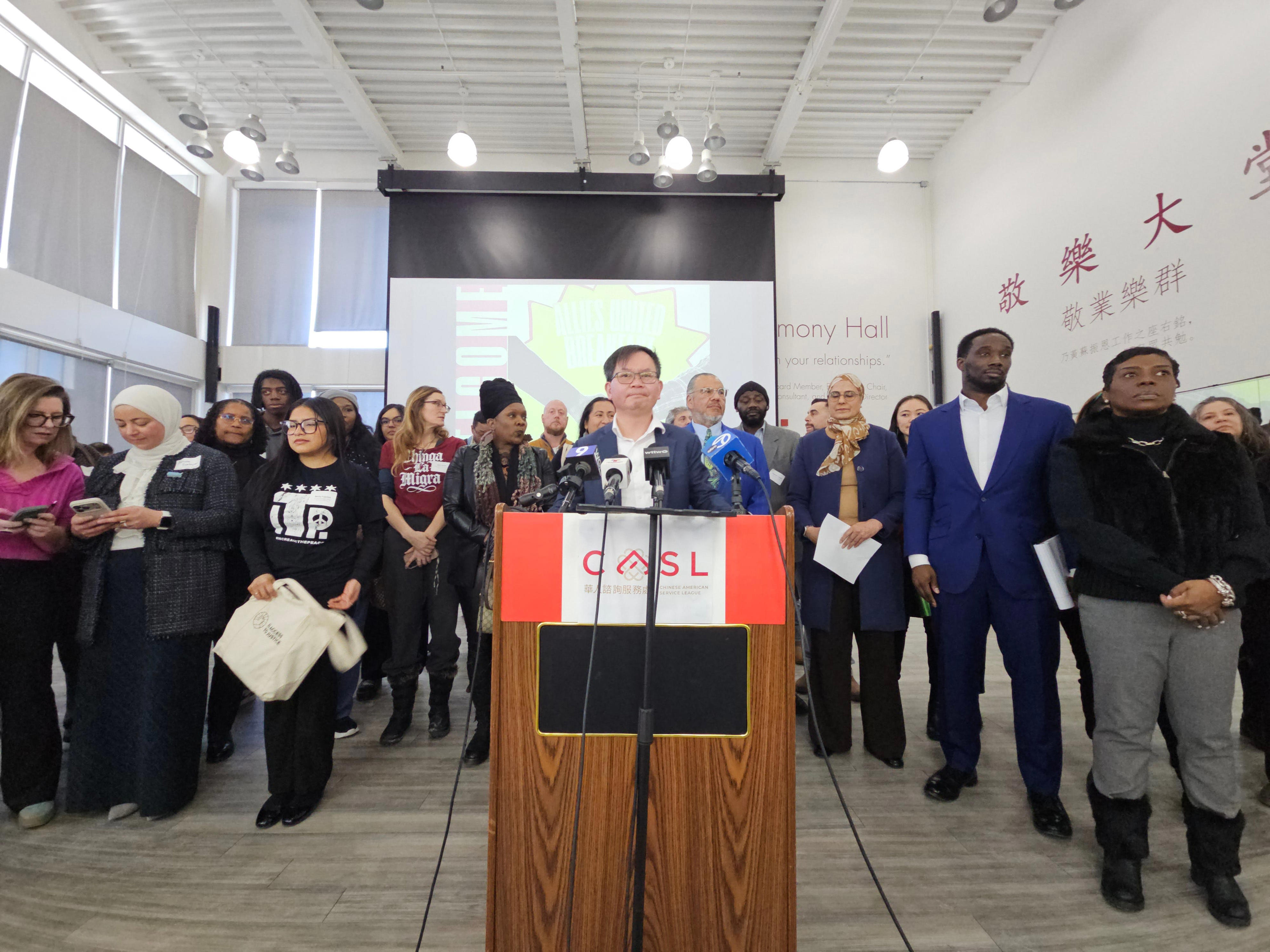 Multi-racial coalition urges unity in efforts against Trump policies ...