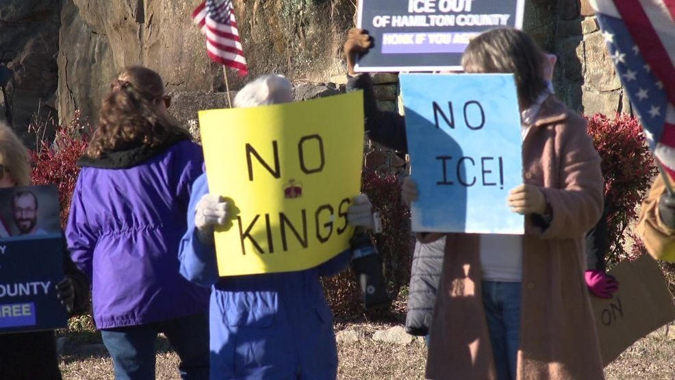 Protestors demand Hamilton County end ICE partnership, saying it drains ...