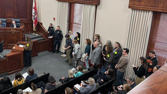 Protestors demand Hamilton County end ICE partnership, saying it drains ...