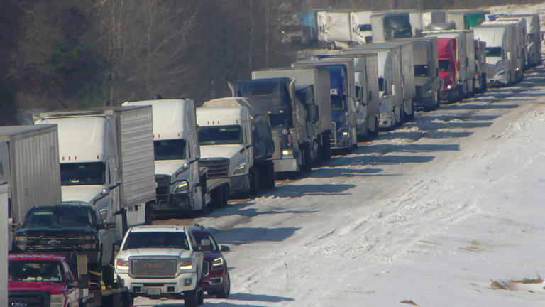 National Guard assists with ice storm response as I-22 remains closed