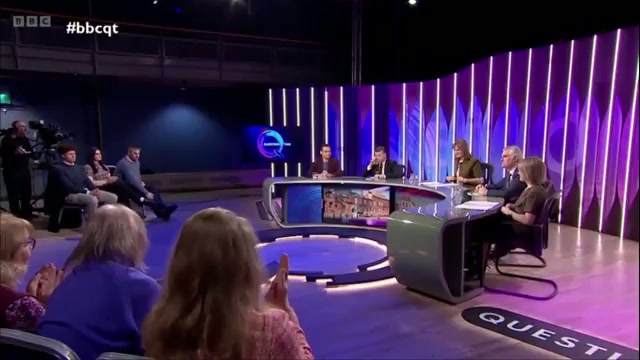 Question Time audience member’s Reform UK dig leaves studio laughing