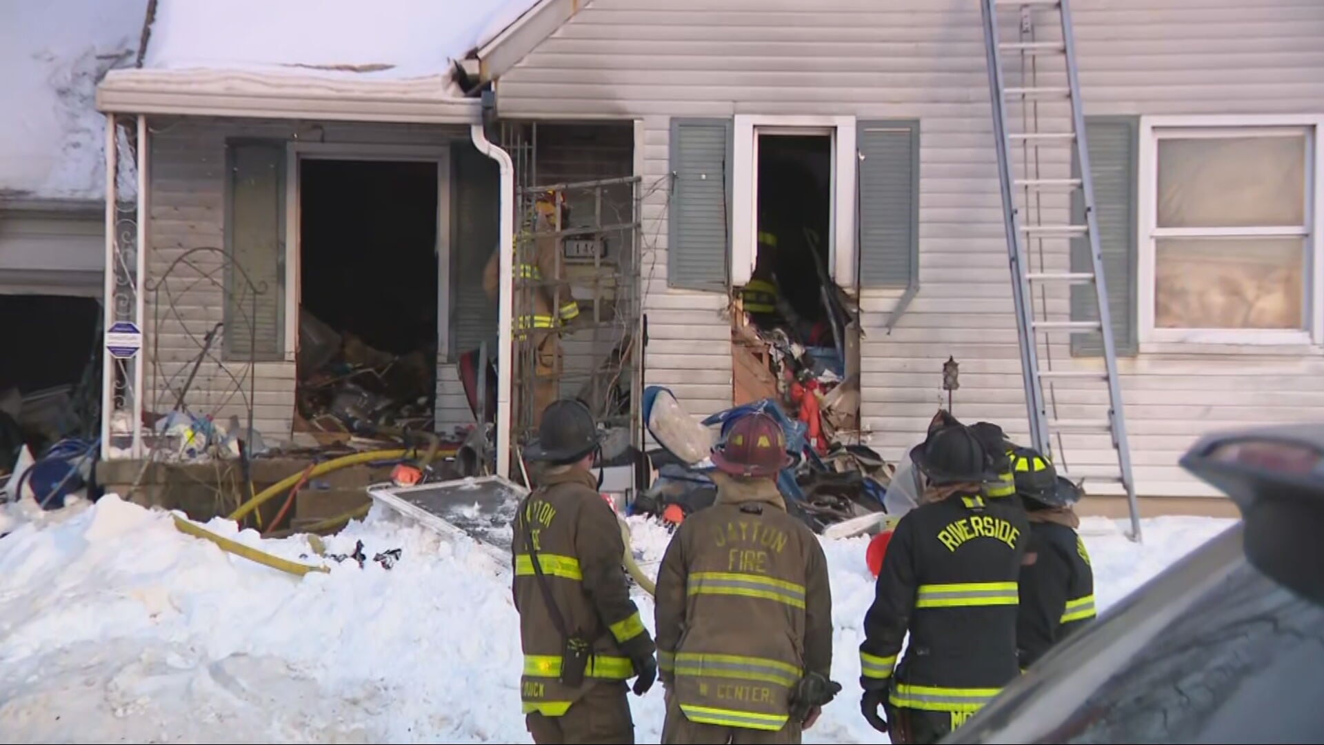 1 person, 1 dog found dead after fire in Dayton home