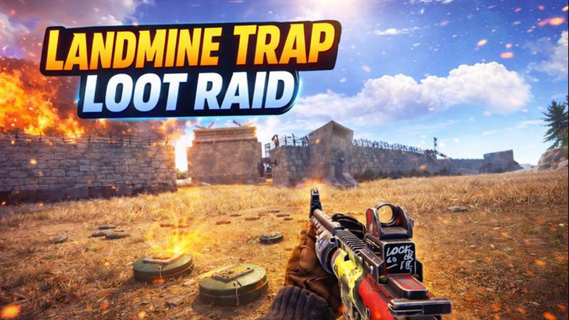 Solo raid into a psychopath’s landmine-protected loot room
