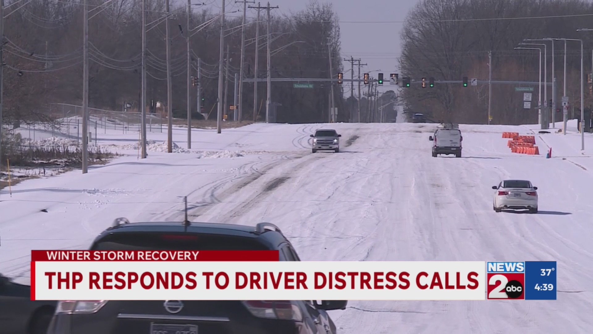 THP responds to driver distress calls amid winter weather