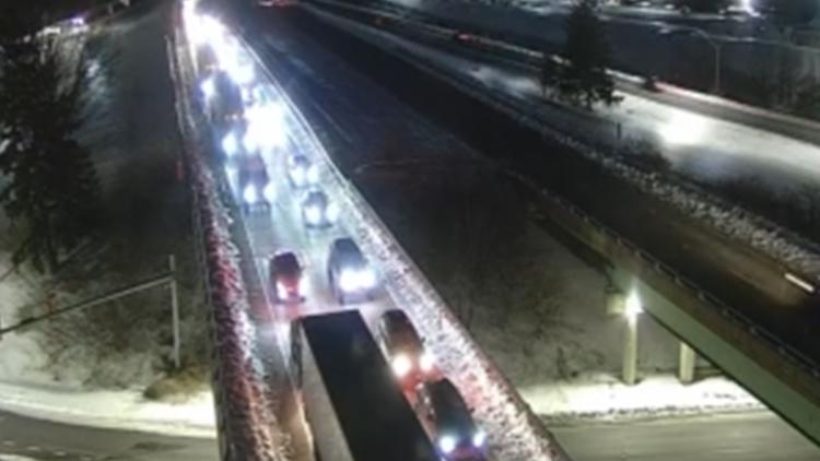 Stretch of 222 now open following crash involving 2 tractor trailers