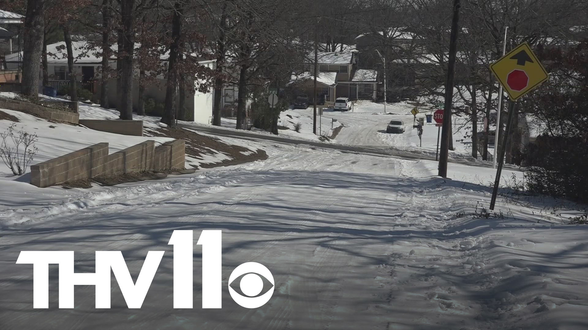 North Little Rock neighborhoods still trapped by snow and ice from ...
