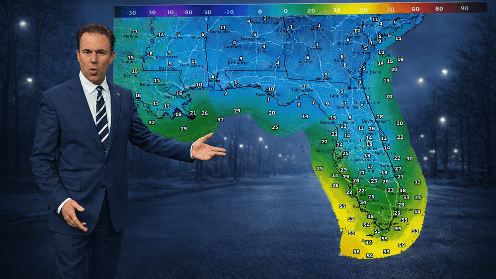 Weekend weather maker to bring biting cold and hefty winds to Gulf Coast
