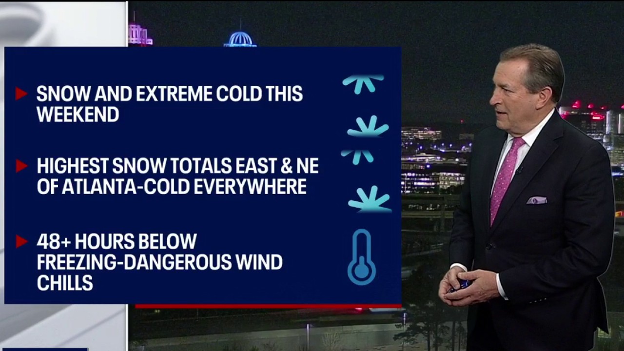 Snow and bitter cold in the forecast for this weekend