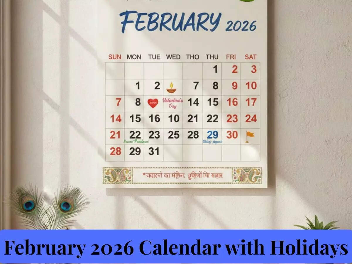February 2026 calendar: Holidays, tithis, festivals, Shivratri ...