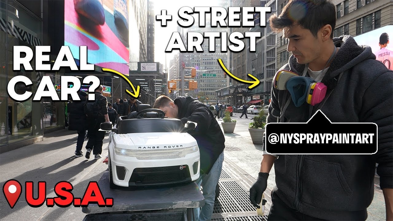 I let a street artist spray paint my Range Rover