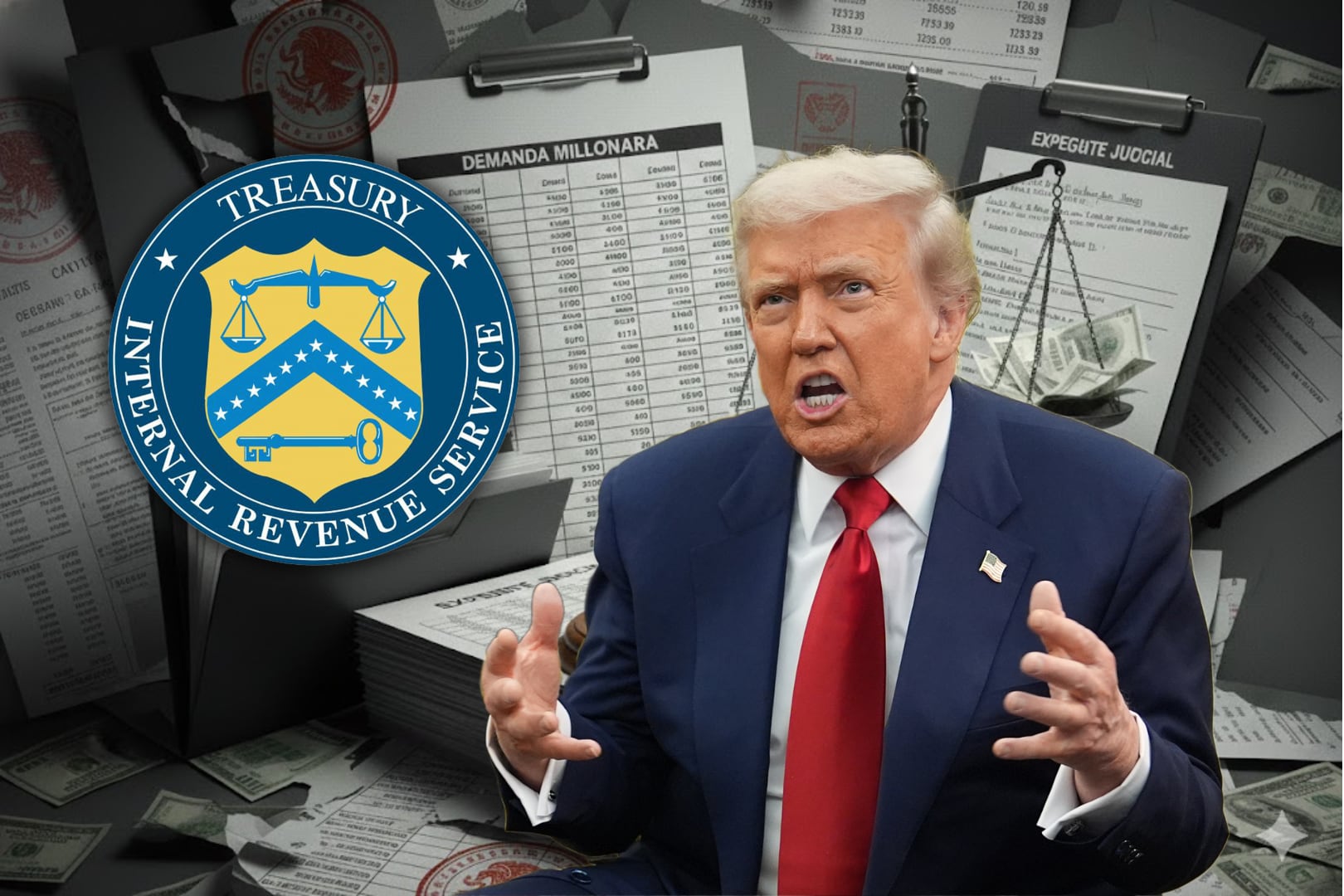 Trump demanda al IRS y al Tesoro por la filtración de su información ...