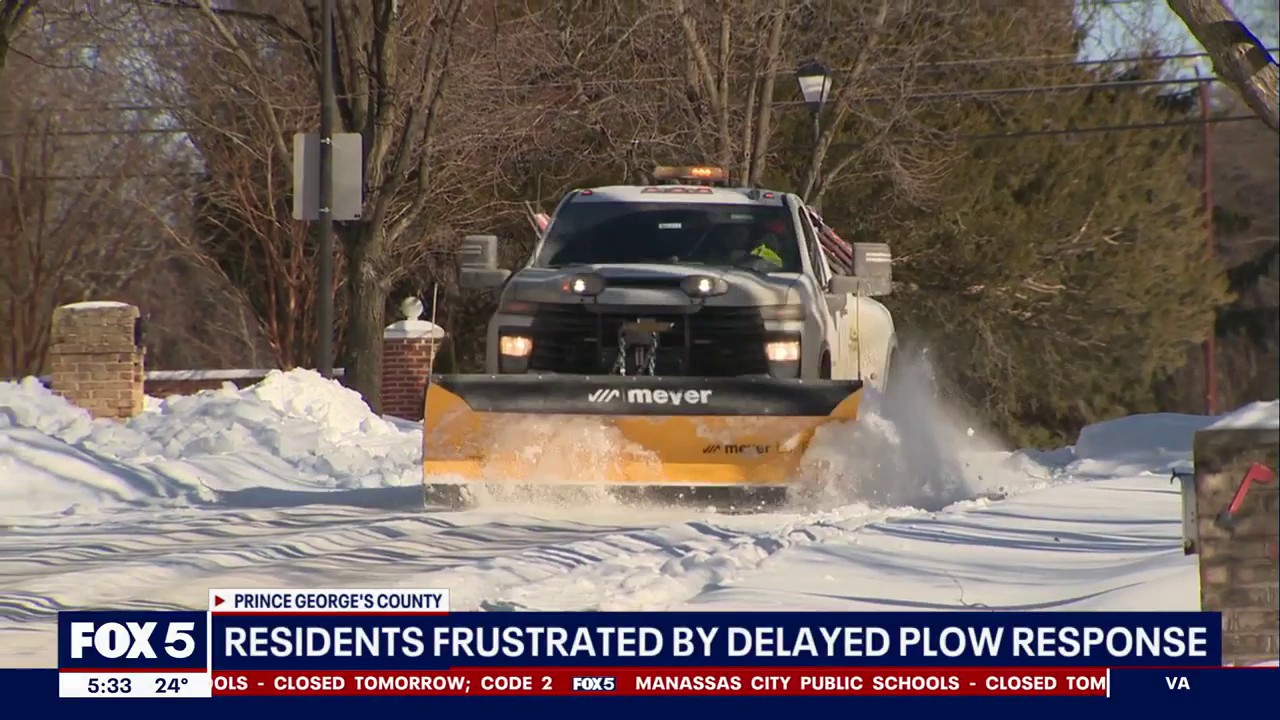 Some Prince George's County residents still snowed in as plows fail to ...