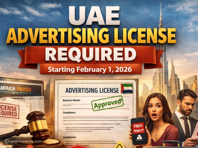 UAE advertising license 2026: Impact, requirements, penalties & how to ...