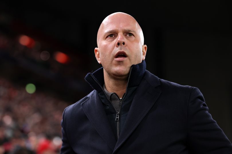 LIVERPOOL, ENGLAND - JANUARY 28: Arne Slot, Manager of Liverpool, during the UEFA Champions League 2025/26 League Phase MD8 match between Liverpool FC and Qarabag FK at Anfield on January 28, 2026 in Liverpool, England. (Photo by Justin Setterfield/Getty Images)