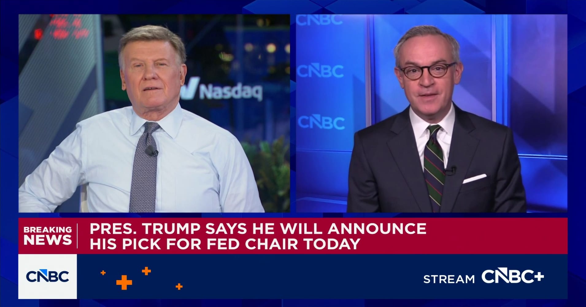 Pres. Trump says he will announce his pick for Fed chair today