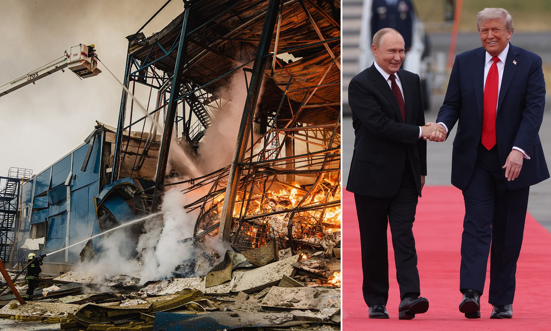 Russia hits Ukraine with more than 100 drones after Trump said Putin ...
