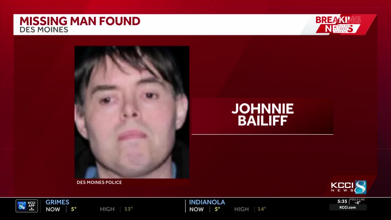 Des Moines police locate missing man with Alzheimer’s