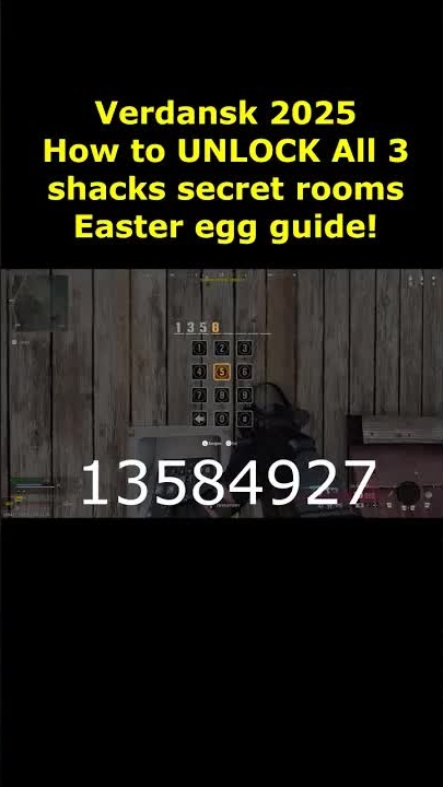 How to unlock all 3 shacks secret rooms keycodes locations (Warzone ...