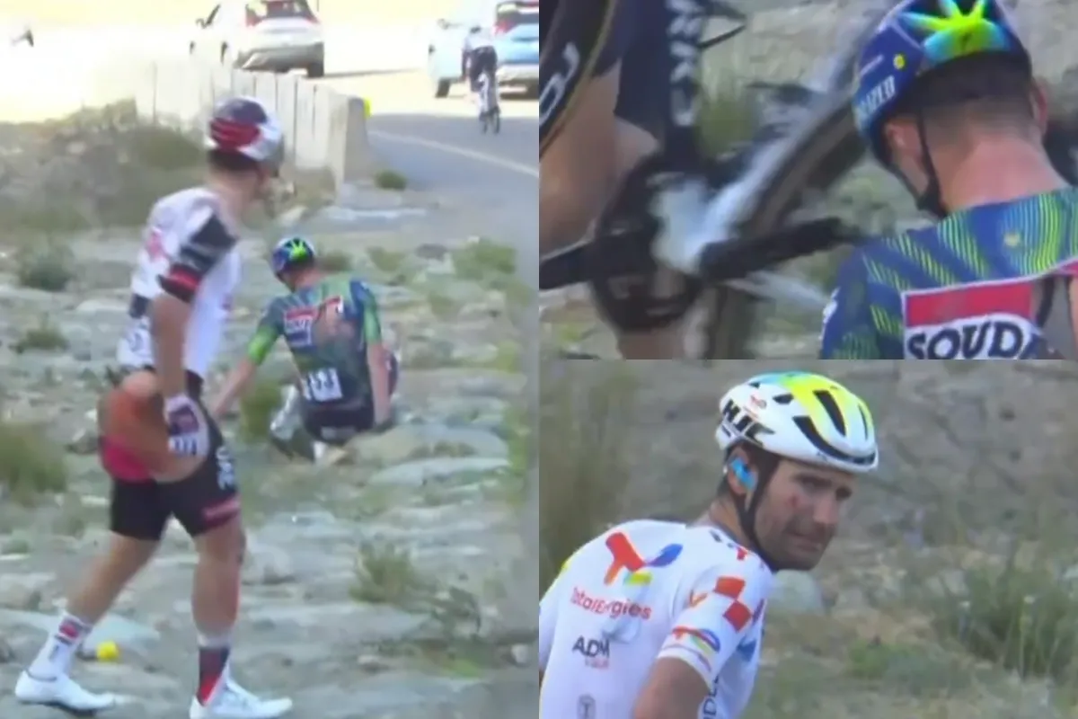 🎥 AlUla tour crash at over 100 km/h leaves victims: Rex (Soudal Quick ...