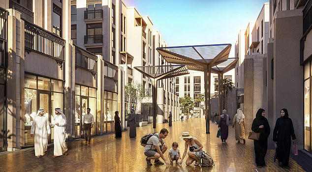 Dubai has unveiled plans to construct the world's first street made of real gold