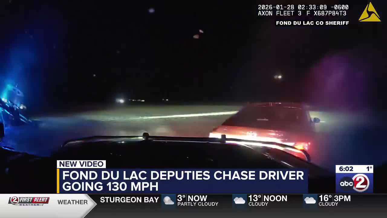Driver in 130 mph chase charged as sheriff’s office releases video