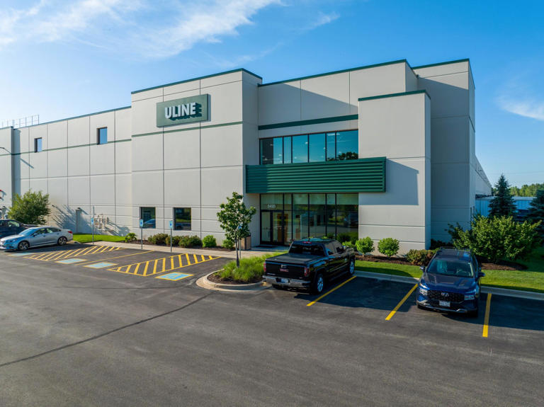 Uline warehouse in Kenosha, Wisconsin. Photograph: Wirestock, Inc./Alamy