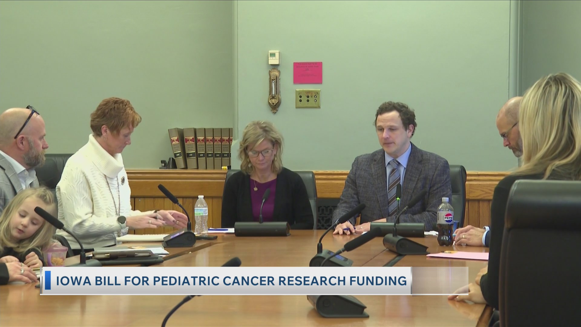 Iowa bill for pediatric cancer research funding