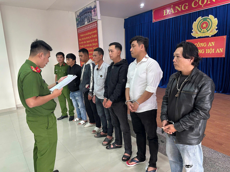 Bắt tạm giam 6 đối tượng vụ ẩu đả xảy ra cách đây hơn 8 năm ở Hội An