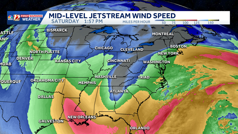 Snow is falling fast and heavy in the Piedmont of North Carolina ...