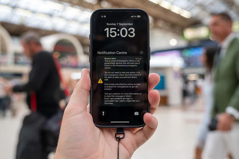 Brits warned to brace for emergency alert as mobile warning system checked