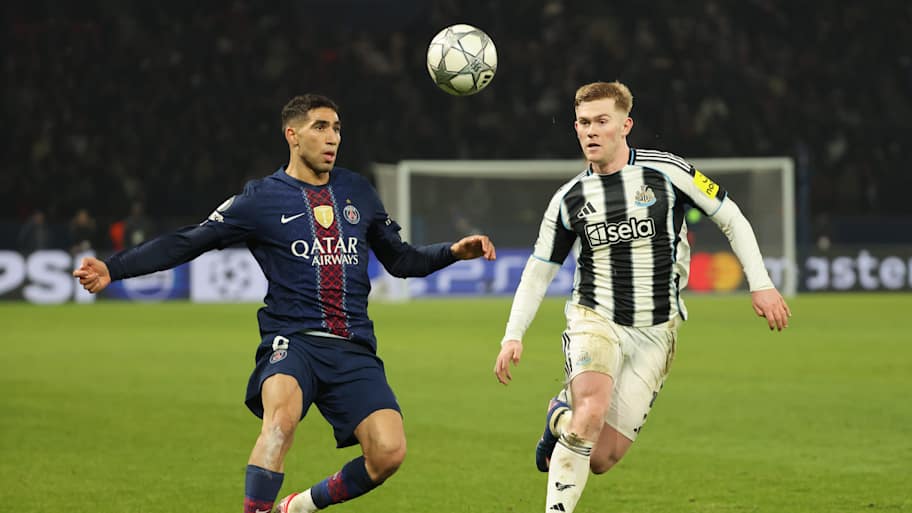 PSG and Newcastle are both in the knockout playoffs. | Tnani Badreddine/DeFodi Images/Getty Images