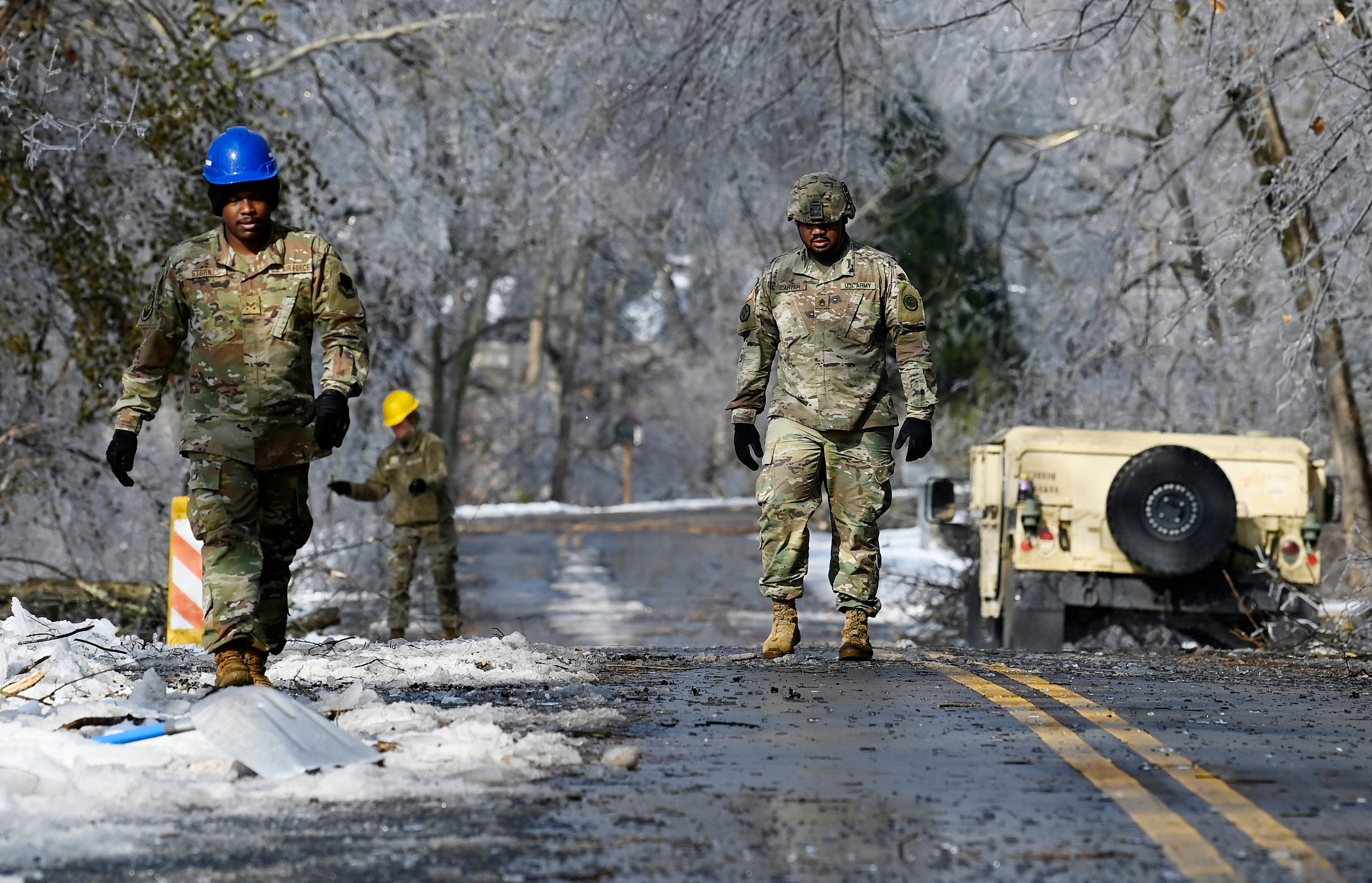 TN National Guard deploys across Nashville to clear trees, roads
