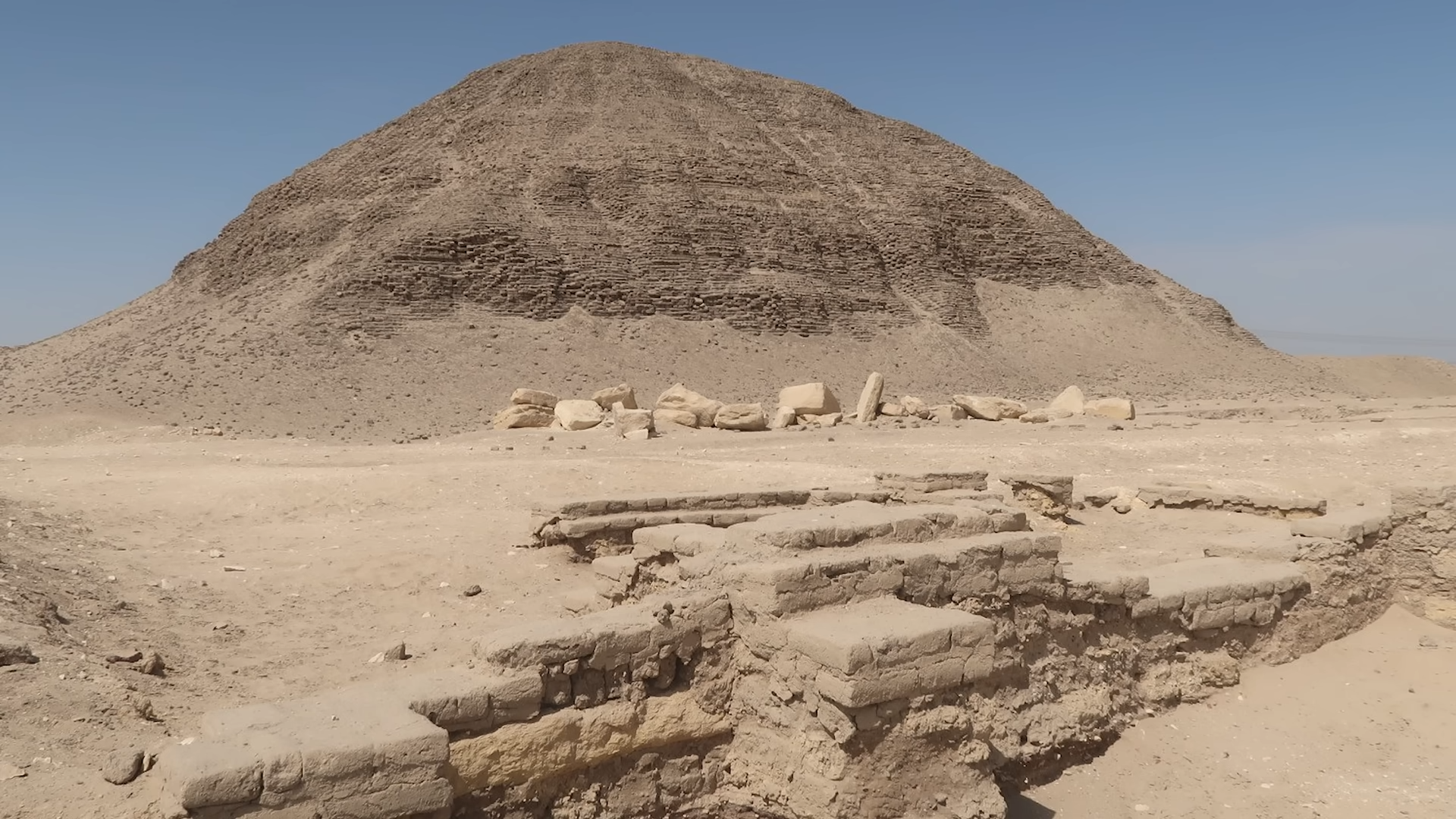 Satellite scans revealed 1.4km of hidden chambers beneath Egypt