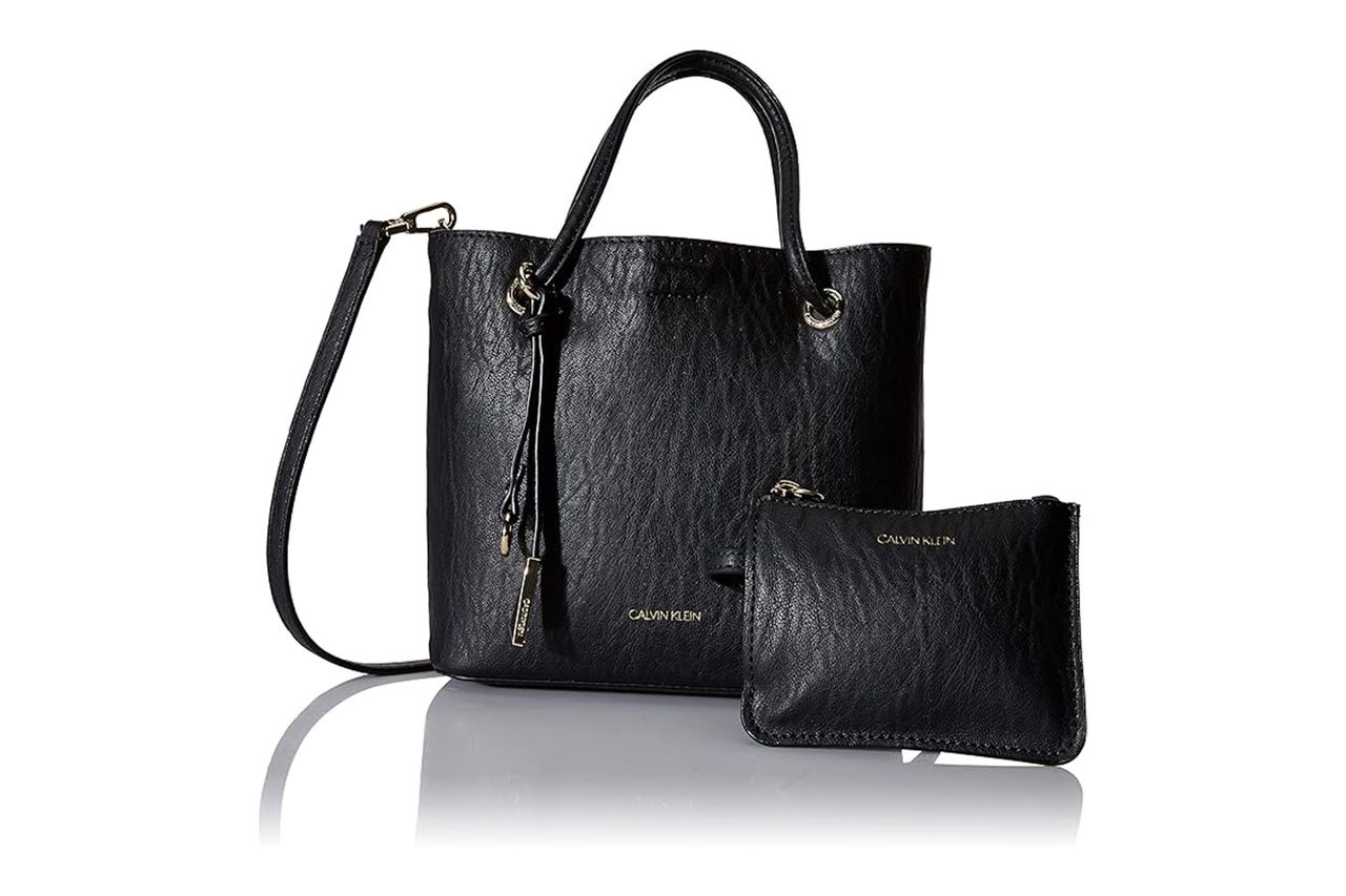 Calvin Klein tote bag and matching pouch with a crossbody strap