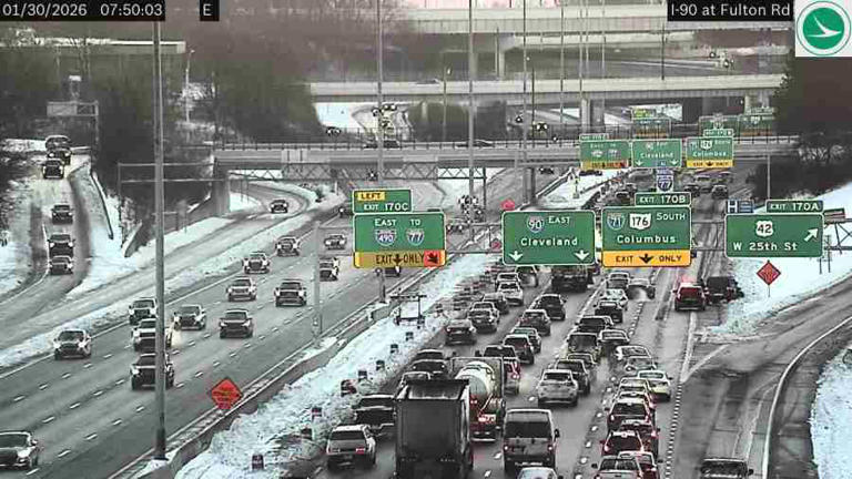 Icy conditions cause several crashes