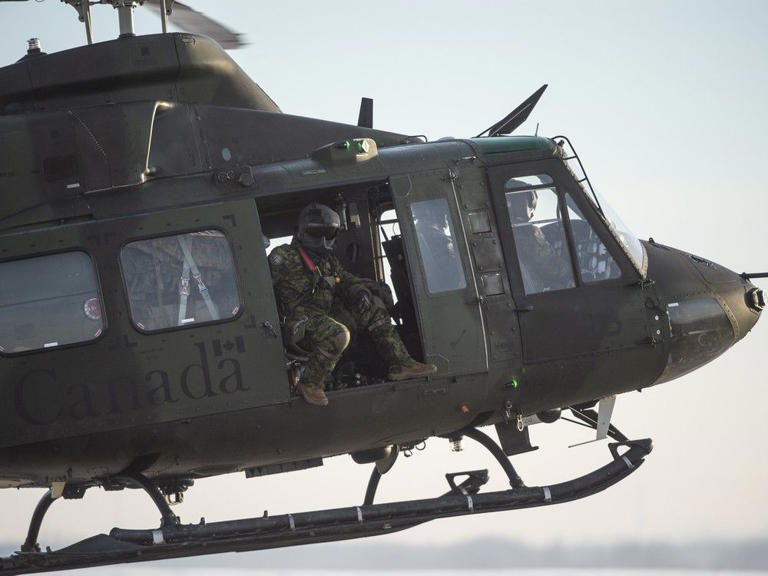 A second dispatch of helicopters departs from 408 Squadron on Thursday, Jan. 29, 2026, for a month-long mission from Edmonton to play war games in Alaska with armed forces from Norway, Italy, Mongolia and the U.S.