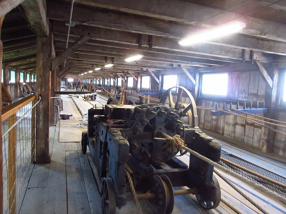 12 historic ropewalks and rope making shops in the US you can still visit