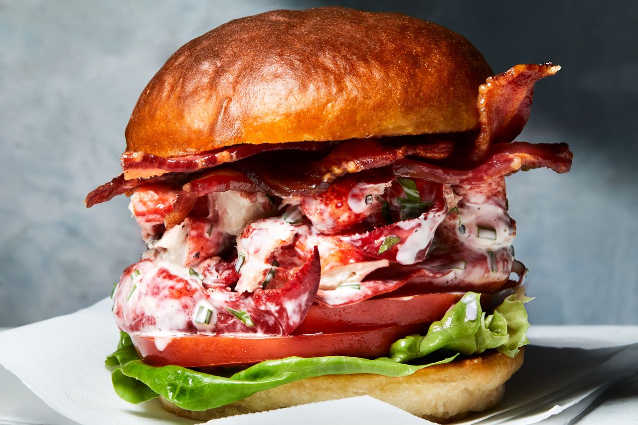 Lobster BLTs on Potato Rolls Recipe